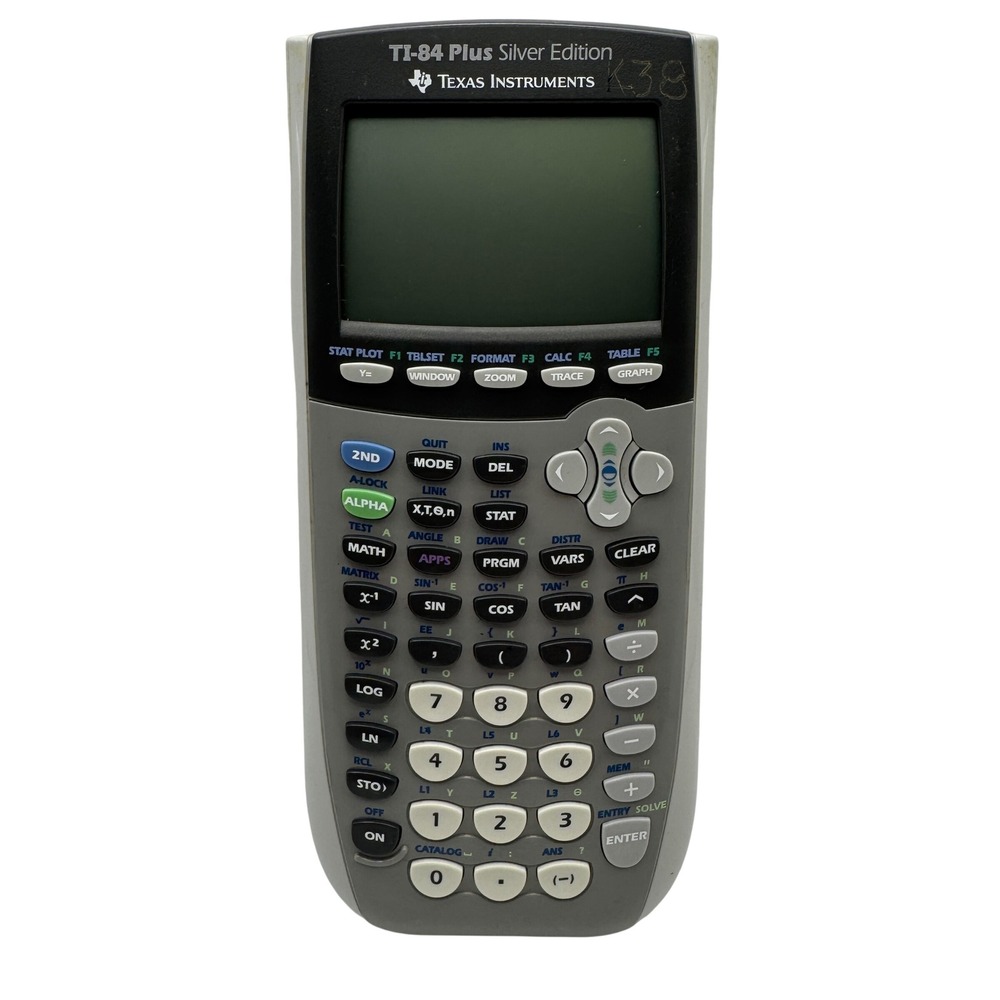 Texas Instruments TI-84 Plus Silver Edition Graphing Calculator Silver Gray